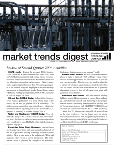 market trends digest Review of Second Quarter 2006 Activities NEWTON-EVANS RESEARCH