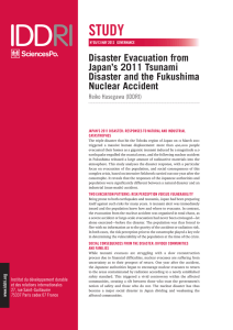 Disaster Evacuation from Japan’s 2011 Tsunami Disaster and the Fukushima Nuclear Accident
