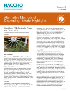 Alternative Methods of Dispensing:  Model Highlights [ ]