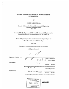 REVIEW  OF THE  MECHANICAL  PROPERTIES OF BY