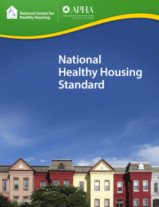 National Healthy Housing Standard National Healthy Housing Standard