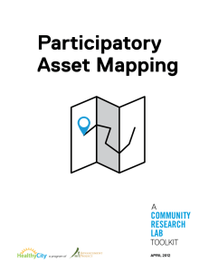Participatory Asset Mapping COMMUNITY RESEARCH