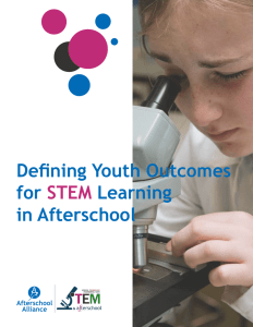 Defining Youth Outcomes for Learning in Afterschool