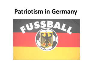 Patriotism in Germany