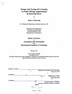 Design  And Testing  Of A  Facility