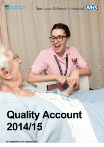 Quality Account 2014/15  An integrated care organisation