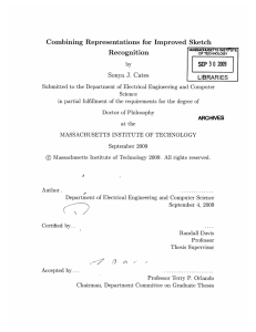 Combining  Representations  for  Improved  Sketch Recognition 2009