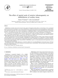 The effect of spatial scale of resistive inhomogeneity on