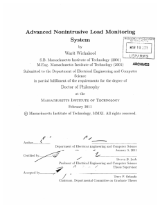 Advanced  Nonintrusive  Load  Monitoring System AWR 1072