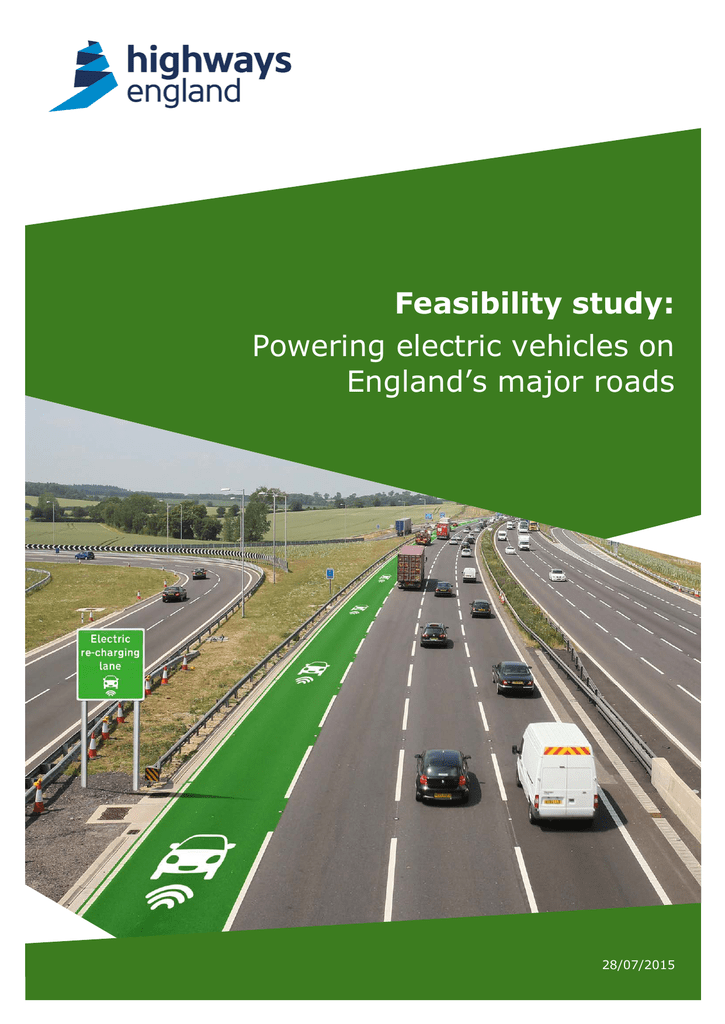 Feasibility study Powering electric vehicles on England’s major roads