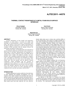 Proceedings of the ASME/JSME 2011 8 Thermal Engineering Joint Conference AJTEC2011