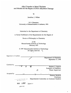 by Alkyl DNA Jonathan  J.  Wilker
