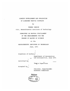 CONCEPT DEVELOPMENT AND  EVALUATION OF  AIRBORNE  TRAFFIC DISPLAYS by