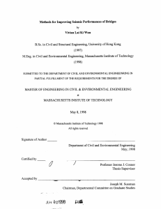 Methods for Improving Seismic  Performances  of Bridges