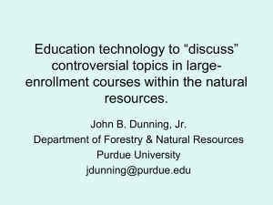 Education technology to “discuss” controversial topics in large- resources.
