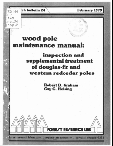 manual: wood pole maintenance inspection and