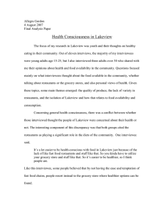 Health Consciousness in Lakeview