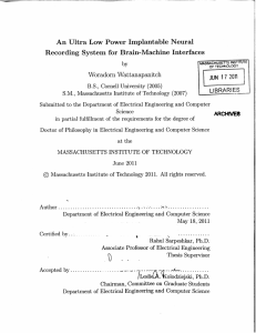 An  Ultra  Low  Power  Implantable ... Recording  System  for  Brain-Machine  Interfaces 2