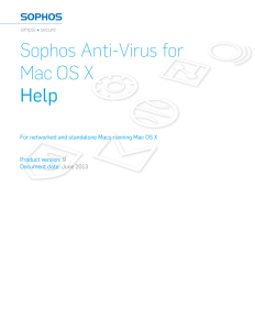 Sophos Anti-Virus for Mac OS X Help