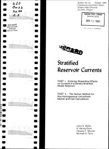 S - 5 Reservoir Currents