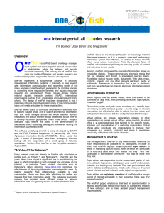 one internet portal. all eries research fish