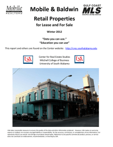 Mobile &amp; Baldwin Retail Properties for Lease and For Sale Winter 2012