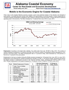 Alabama Coastal Economy Mobile is the Economic Engine for Coastal Alabama