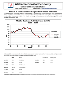 Alabama Coastal Economy Mobile is the Economic Engine for Coastal Alabama