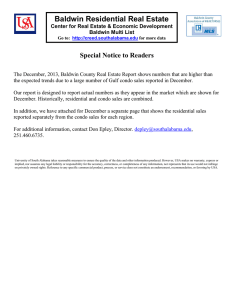 Baldwin Residential Real Estate Special Notice to Readers