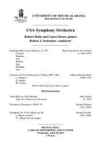 USA Symphony Orchestra  UNIVERSITY OF SOUTH ALABAMA