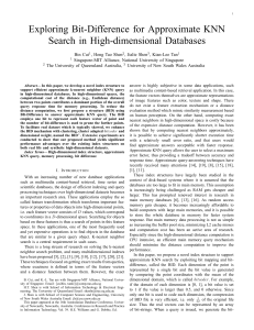 Exploring Bit-Difference for Approximate KNN Search in High-dimensional Databases