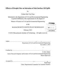 Effects  of Droplet  Size  on Intrusion of...