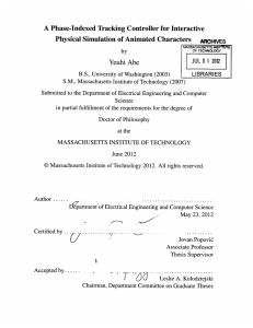 A  Phase-Indexed  Tracking Controller for  Interactive Yeuhi Abe