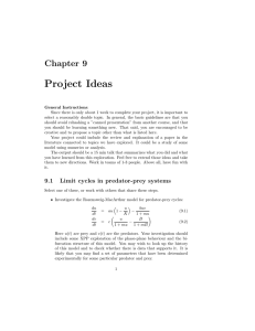 Project Ideas Chapter 9