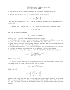 WKB Homework #2 for Math 605 Due: March 16, 2005