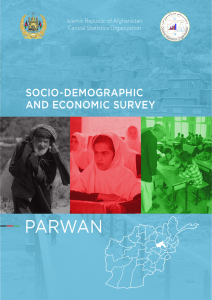 PARWAN SOCIO-DEMOGRAPHIC AND ECONOMIC SURVEY Islamic Republic of Afghanistan
