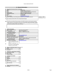 Common Data Set 2013-2014 Name: Gordon Mills Title: