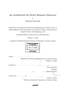 An  Architecture  for  Secure  Resource ... Matthew  Burnside