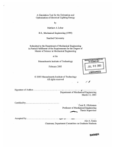 A by Optimization  of Electrical Lighting Energy (1999)