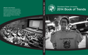 2014 Book of Trends Cleveland State University