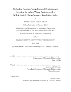 Reducing Booster-Pump-Induced Contaminant Intrusion in Indian Water Systems with a