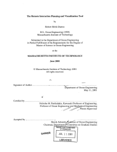 The Remote  Interaction Planning and Visualization  Tool by B.S.,