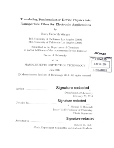 Translating  Semiconductor  Device  Physics  into Applications