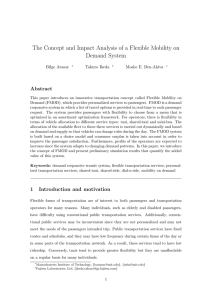 The Concept and Impact Analysis of a Flexible Mobility on Abstract