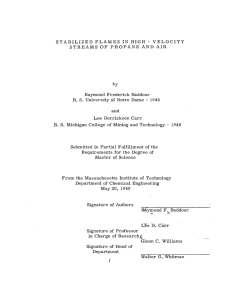 VELOCITY IN  HIGH FLAMES STABILIZED