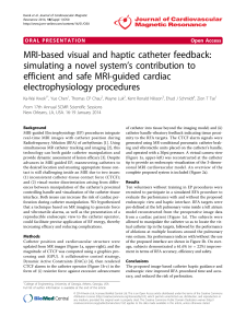 MRI-based visual and haptic catheter feedback: ’s contribution to