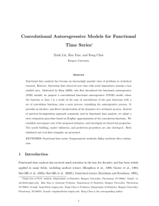Convolutional Autoregressive Models for Functional Time Series
