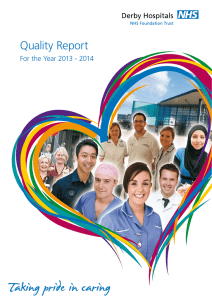 Quality Report For the Year 2013 - 2014