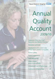 Annual Quality Account 2009/10
