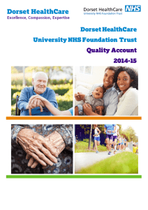 Dorset HealthCare University NHS Foundation Trust Quality Account